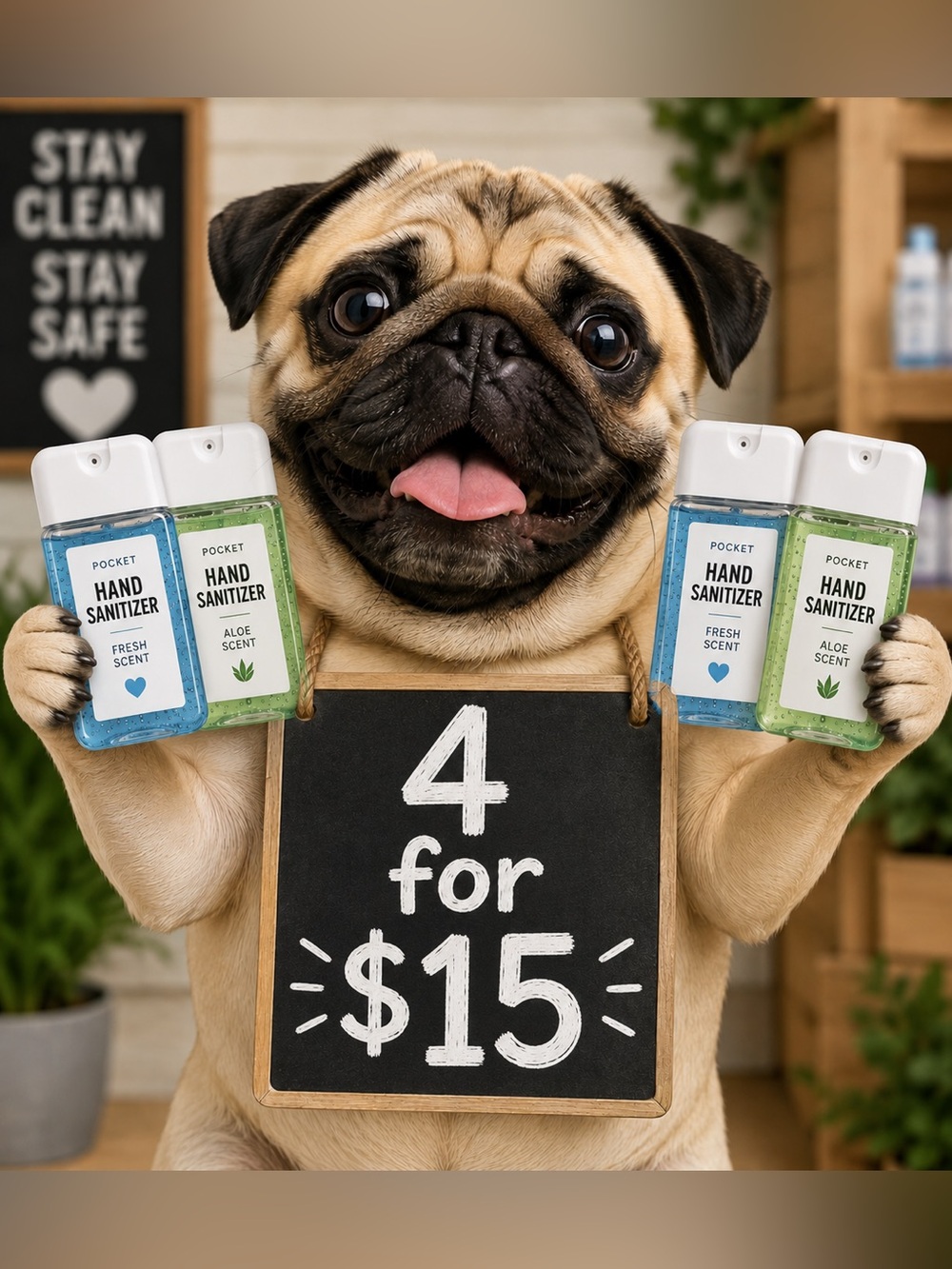 Hand sanitizer pocket sprays
